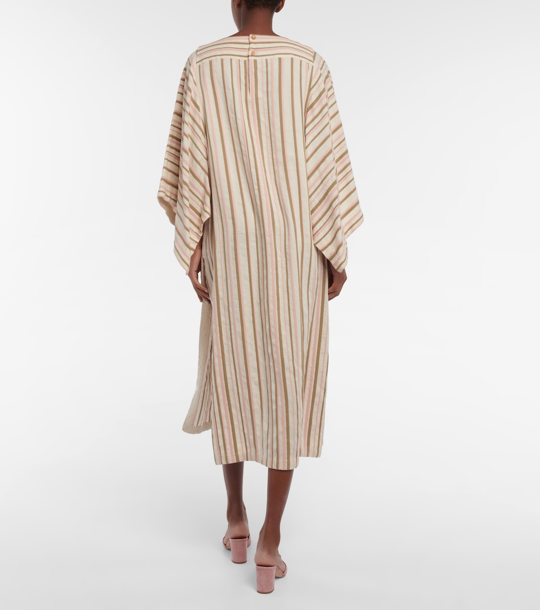 Midikleid aus einem Leinengemisch | Loro Piana
