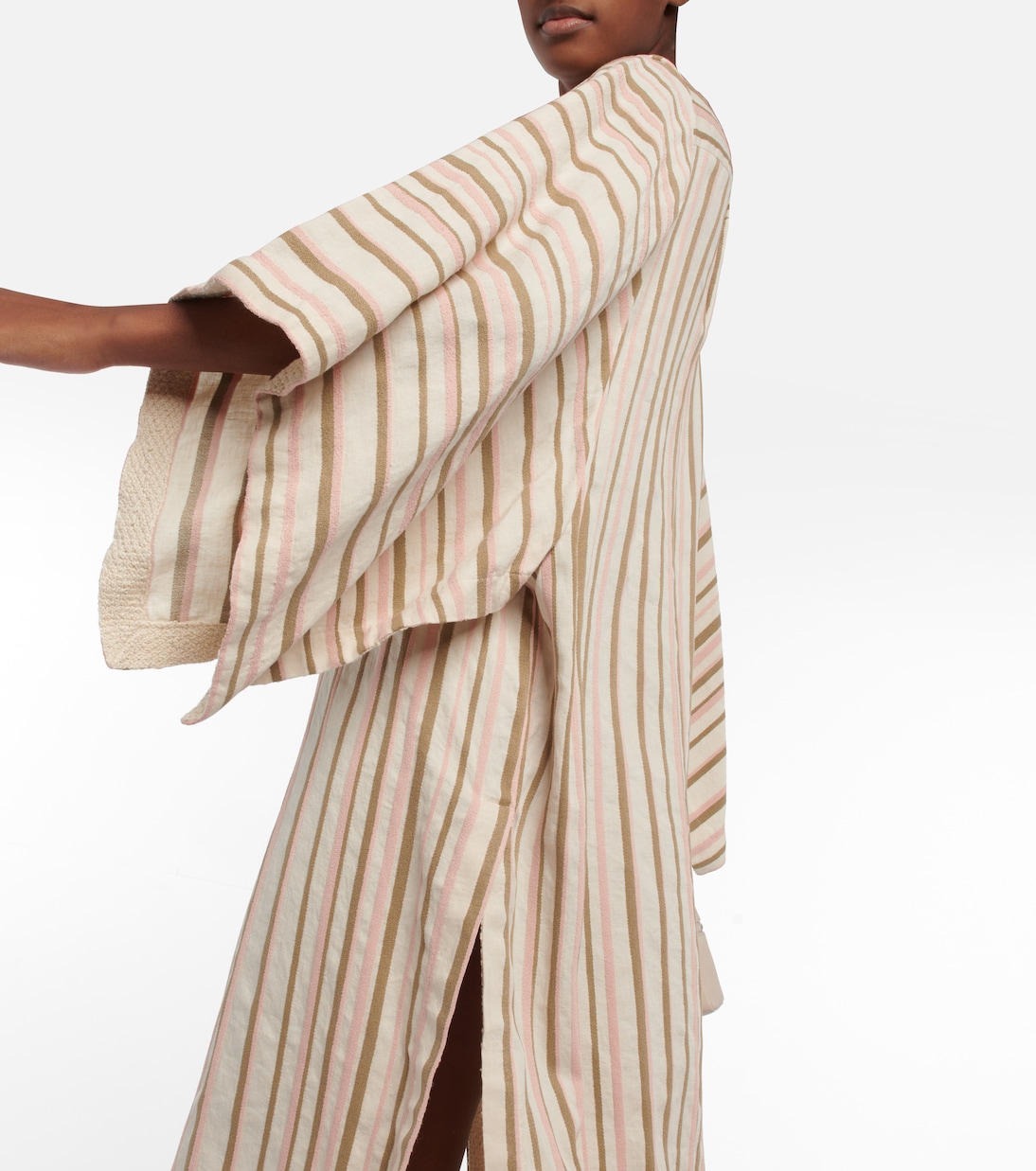 Midikleid aus einem Leinengemisch | Loro Piana