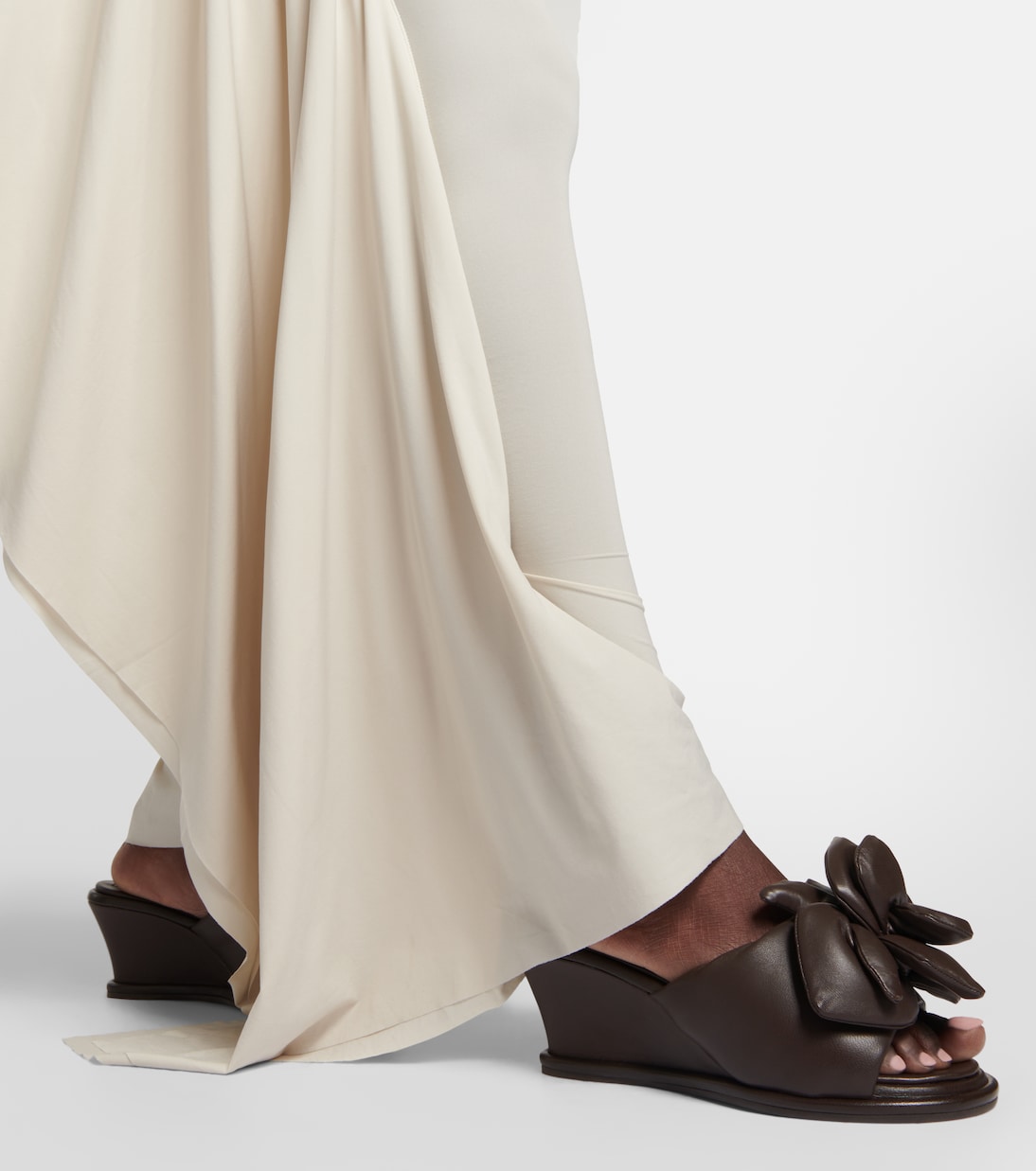 Leather wedge mules | Acne Studios
