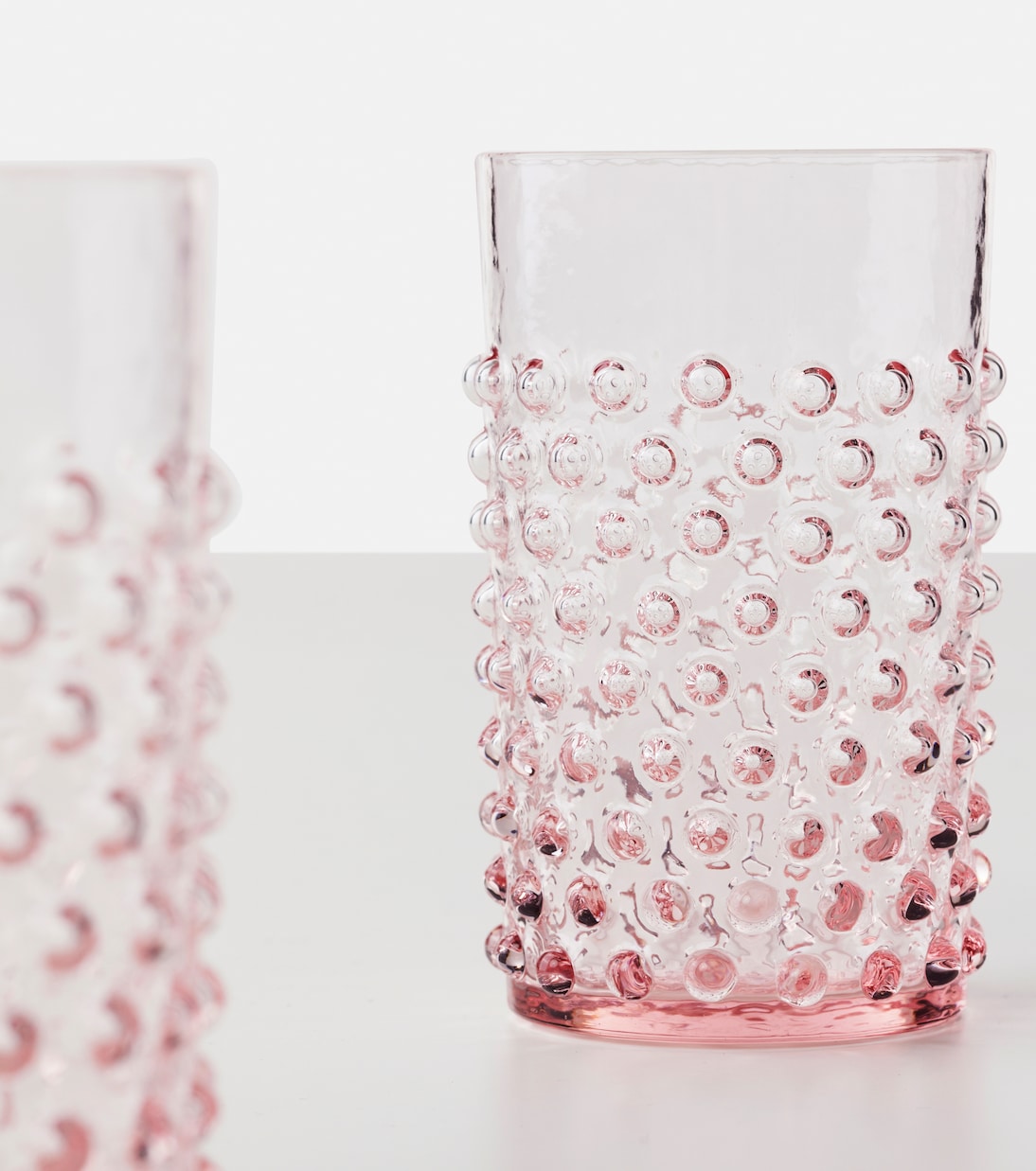 Set Hobnail aus sechs Tumbler-Gläsern | Klimchi