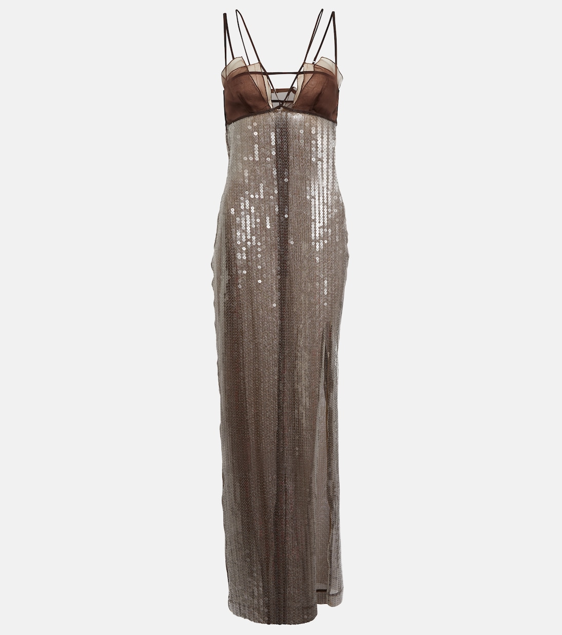 Robe mit Pailletten | Nensi Dojaka