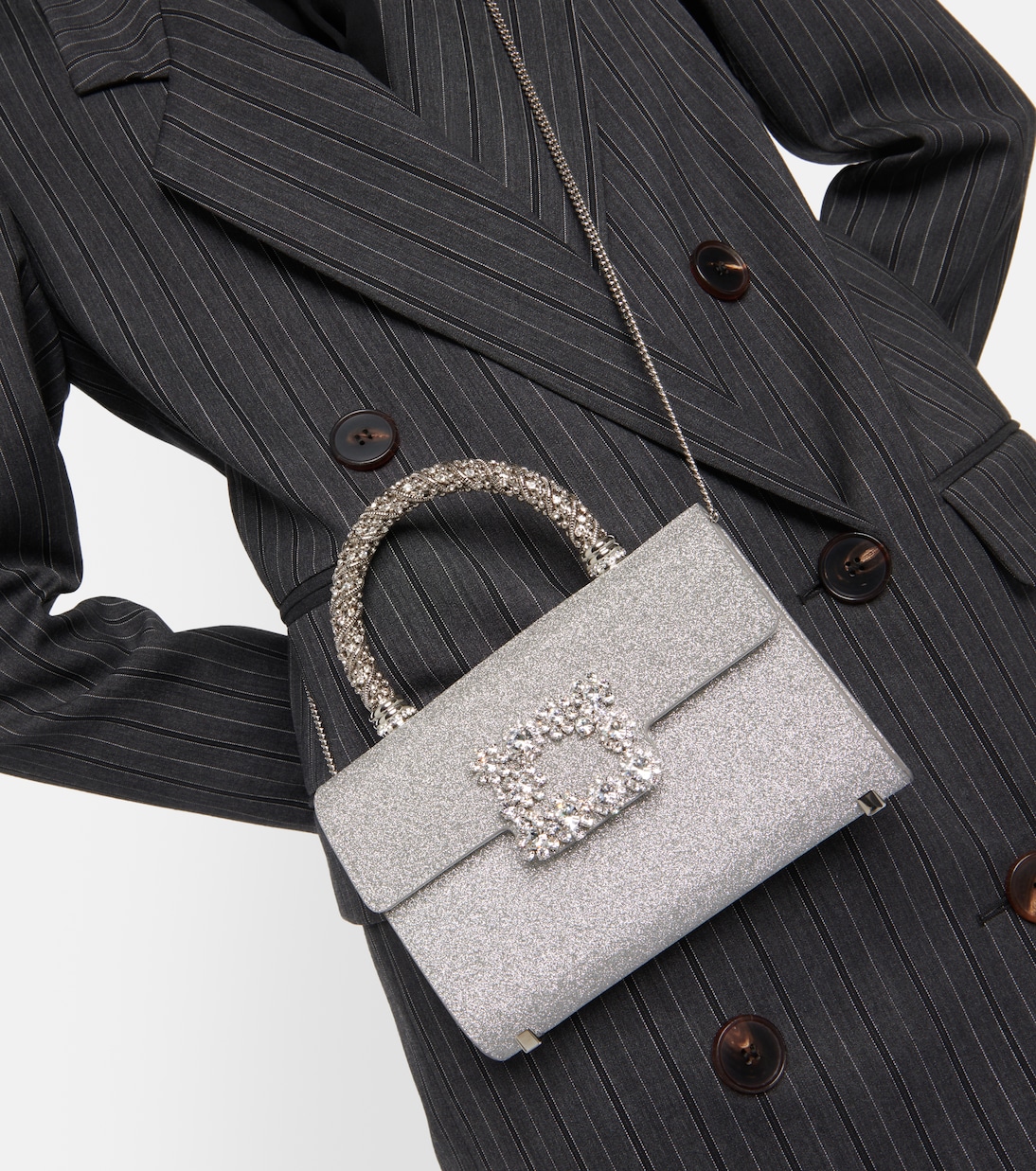 Borsa Jewel Mini con cristalli | Roger Vivier