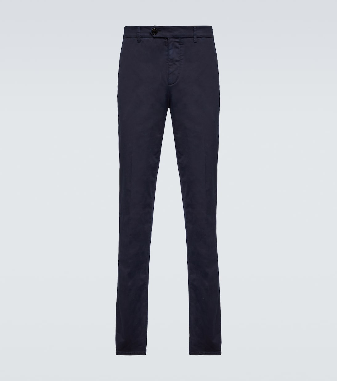 Pantalones slim en gabardina de algodón | Brunello Cucinelli