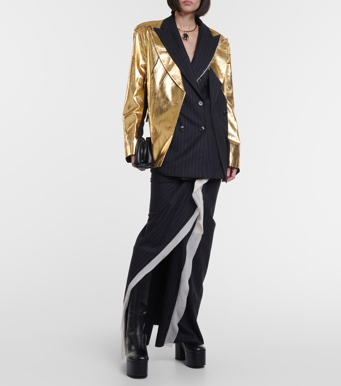 Leather platform knee-high boots | Dries Van Noten