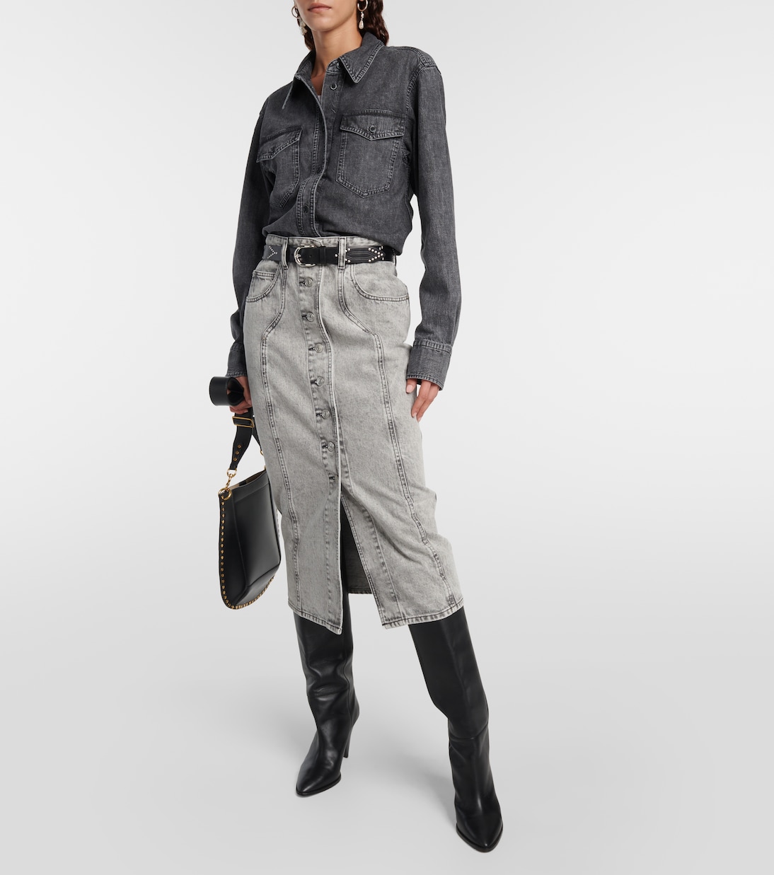 Camisa Danis en denim de algodón | Marant Etoile