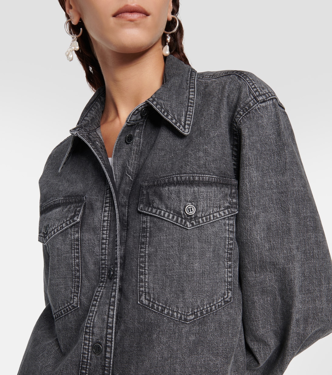 Camisa Danis en denim de algodón | Marant Etoile