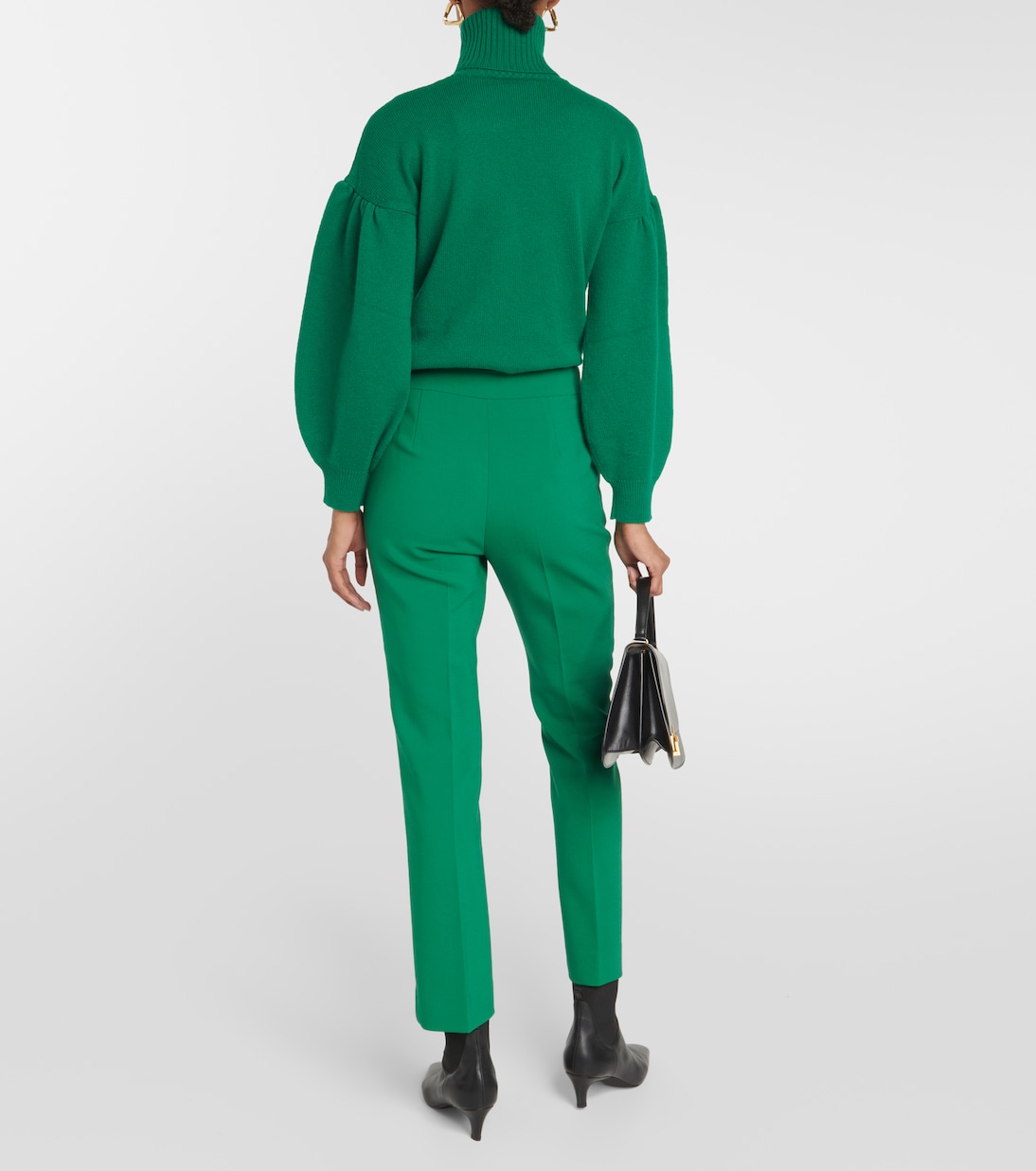 Pantaloni cropped Fuoco in misto lana | Max Mara