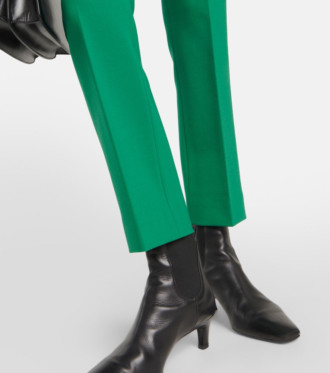 Pantaloni cropped Fuoco in misto lana | Max Mara