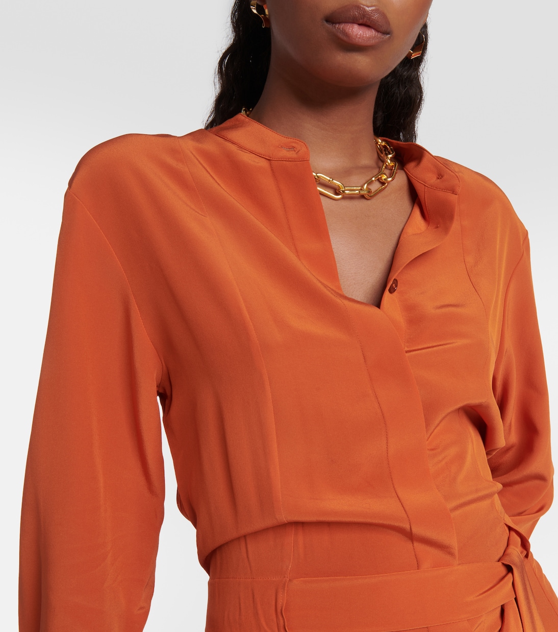 Fairbaim silk midi dress | Joseph