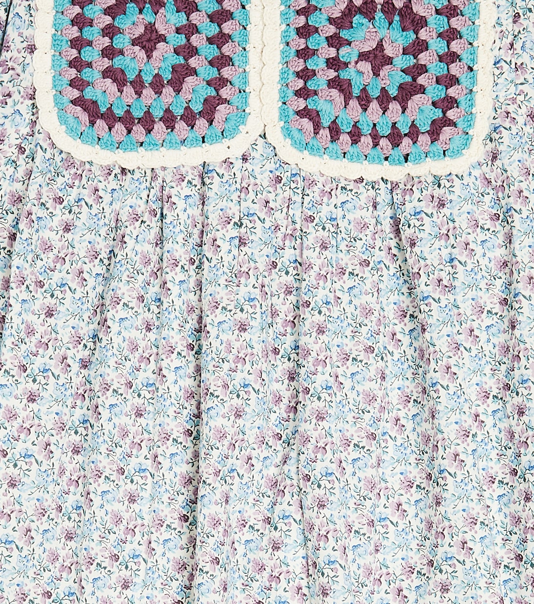 Abito Warise in crochet di cotone | Louise Misha