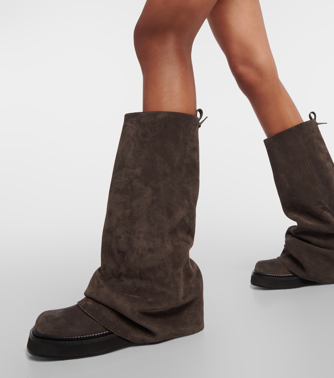Robin suede combat boots | The Attico