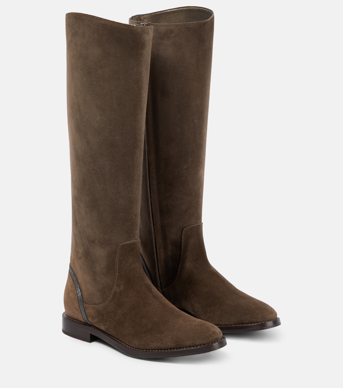 Stivali in suede | Brunello Cucinelli