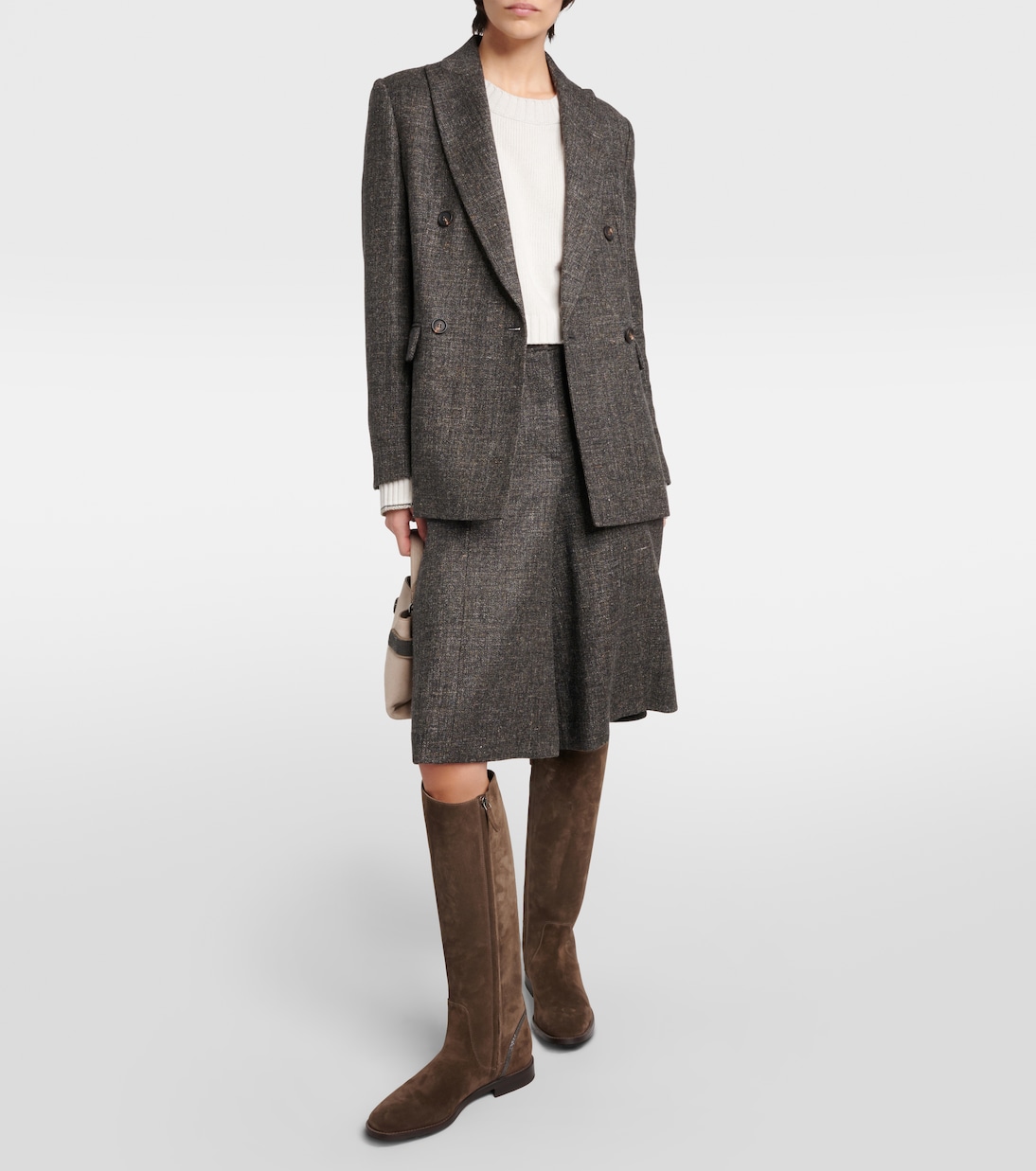 Stivali in suede | Brunello Cucinelli