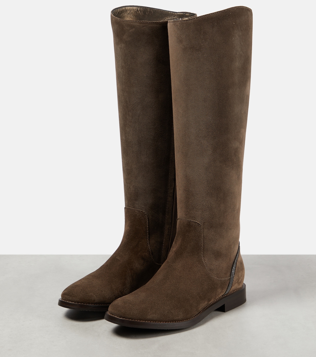 Stivali in suede | Brunello Cucinelli