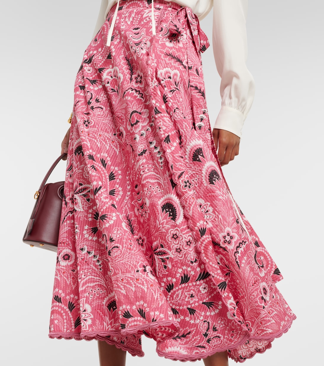 Gonna lunga in cotone e seta | Etro