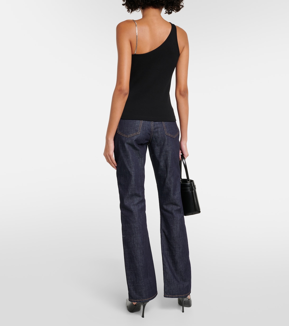Asymmetric cotton jersey top | Givenchy