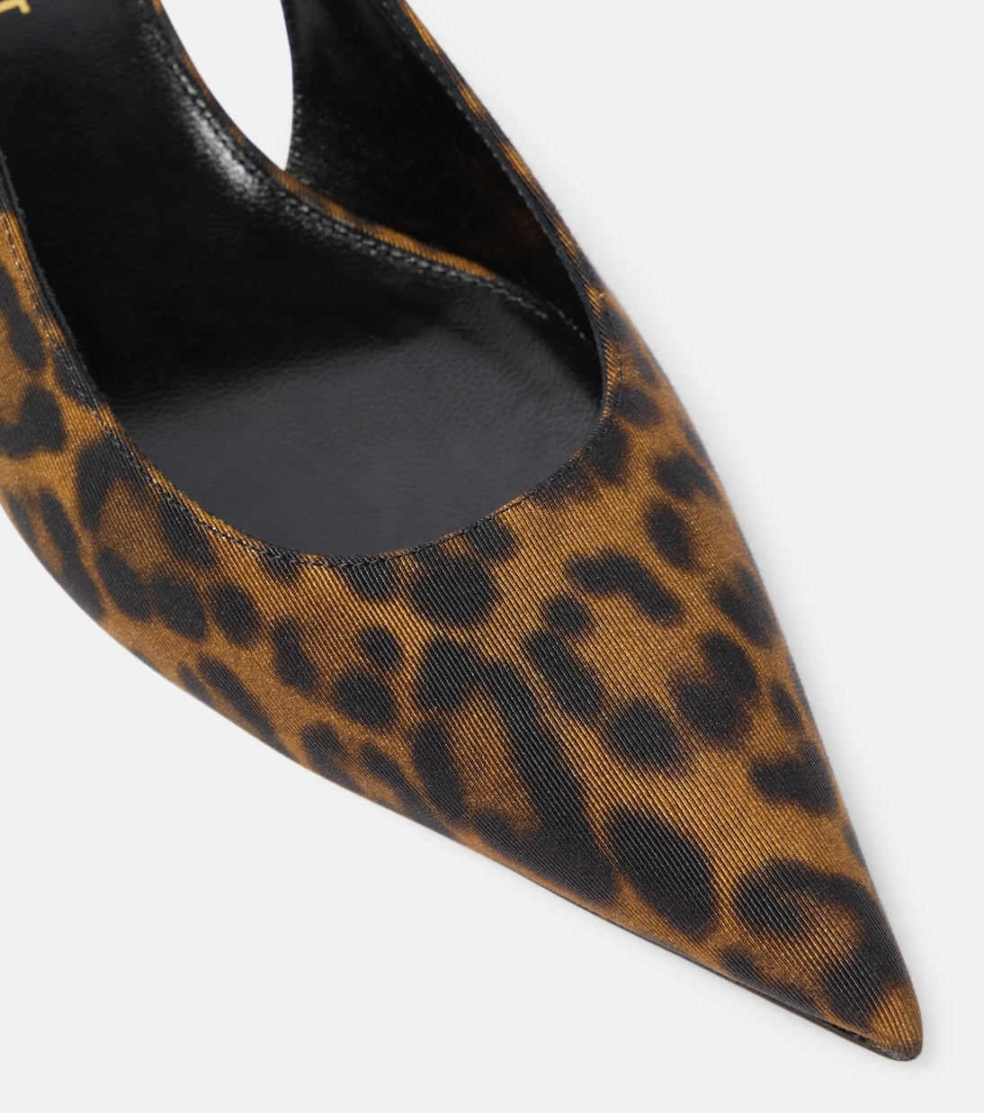 Cherish 30 leopard-print slingback pumps | Saint Laurent