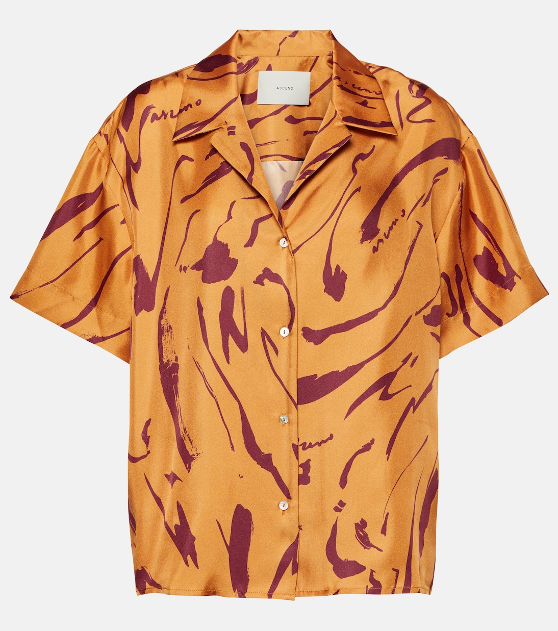Camicia Prague in twill di seta | Asceno