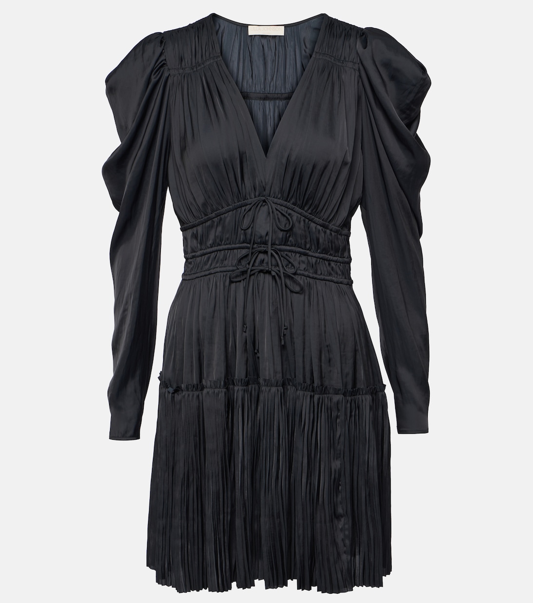 Lu draped satin minidress | Ulla Johnson