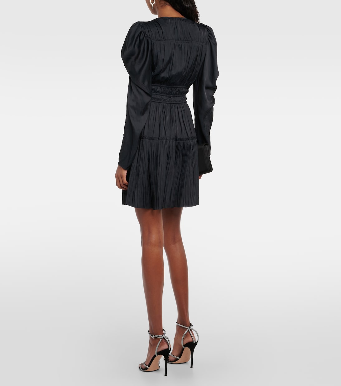 Lu draped satin minidress | Ulla Johnson