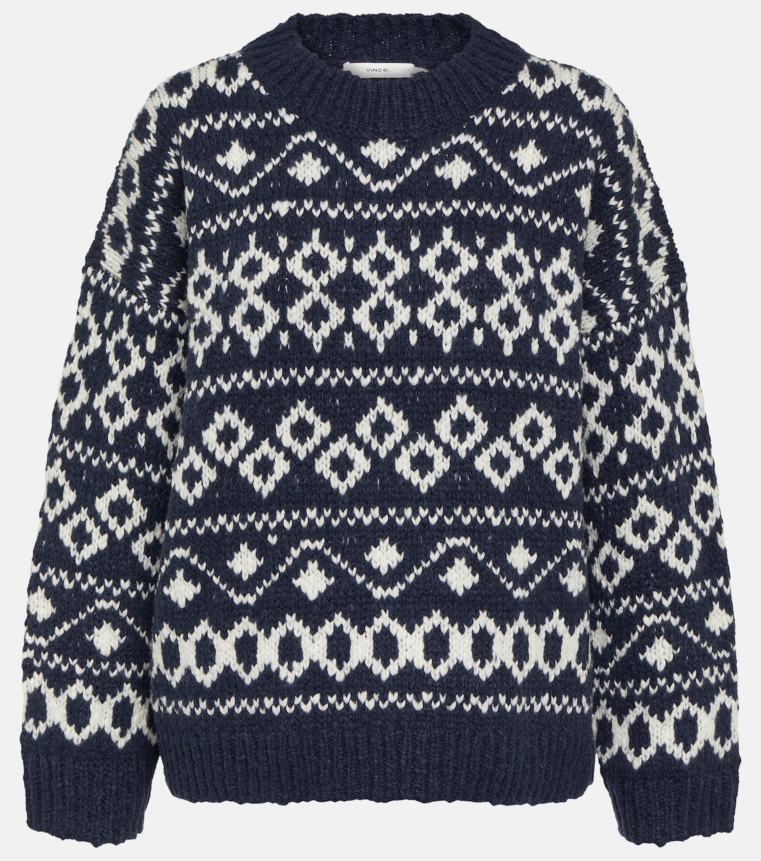 Jersey Fair Isle de mezcla de lana | Vince