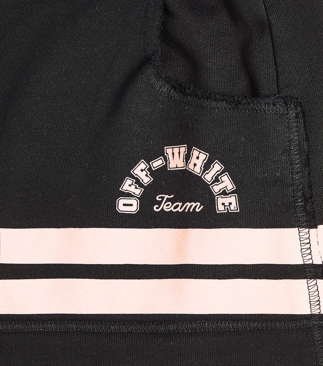 Falda en jersey de algodón a rayas | Off-White Kids