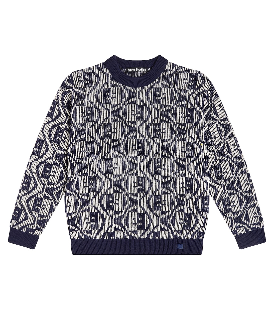 Pull Face Logo en coton | Acne Studios Kids