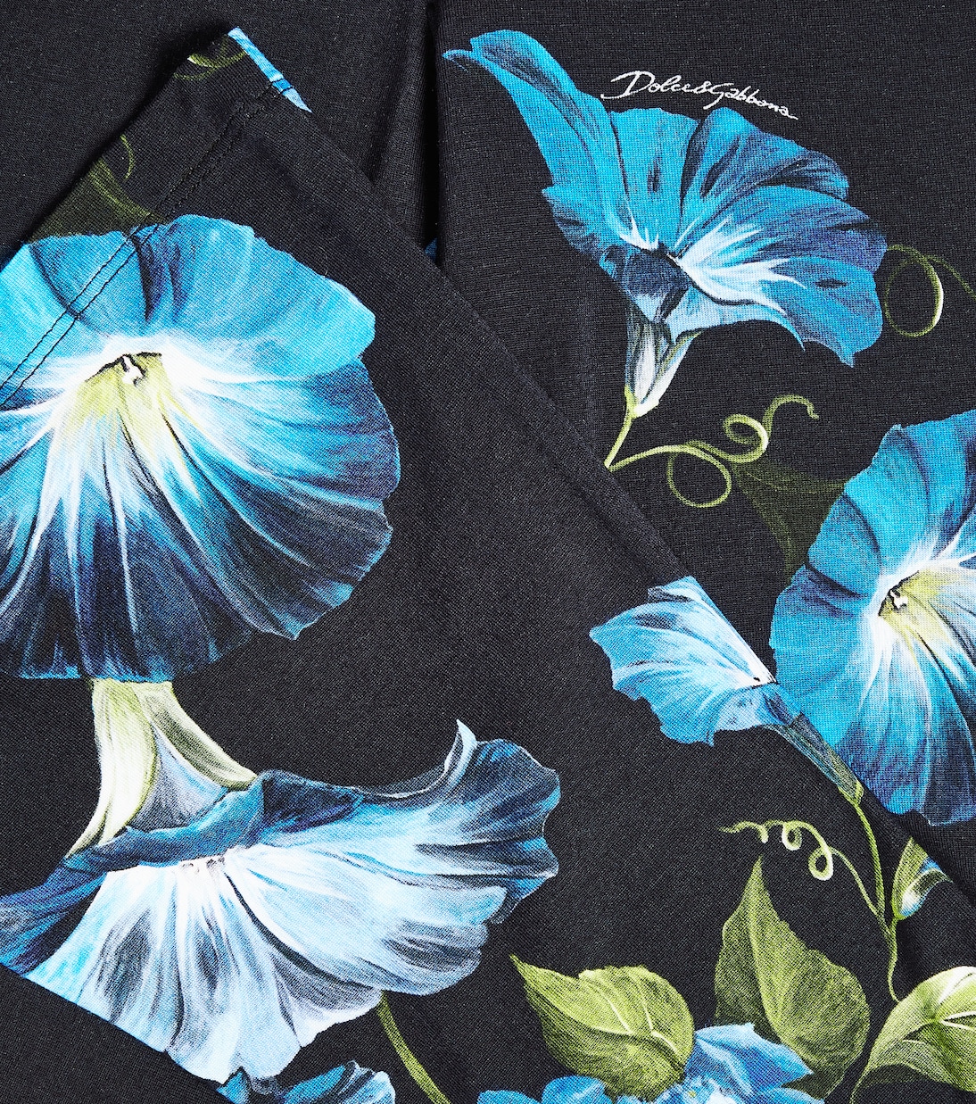 Bedruckte Schlaghose aus Jersey | Dolce&Gabbana Kids