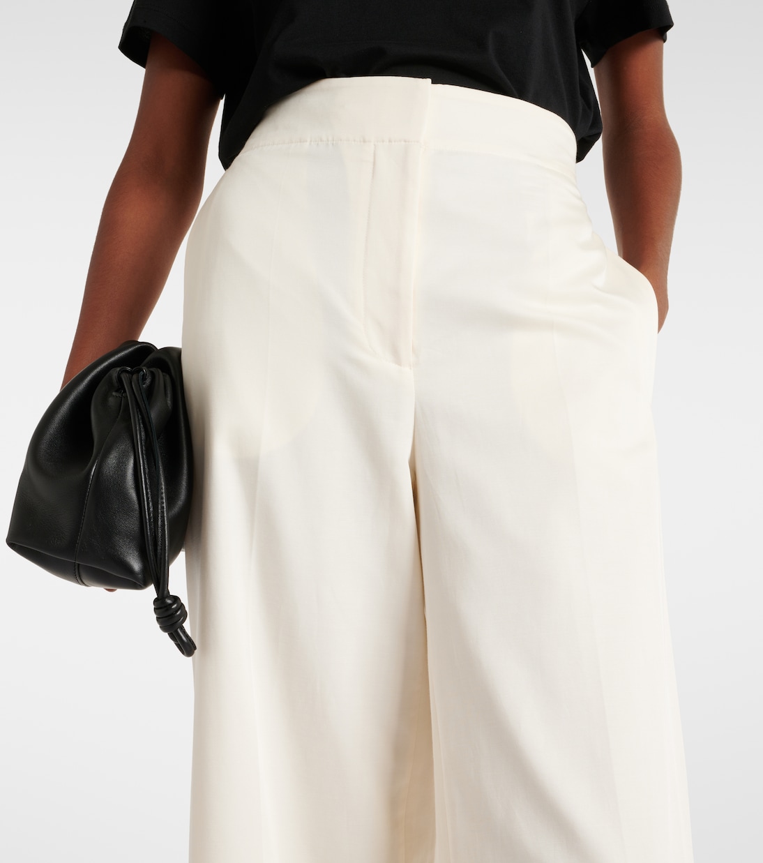 Pantalones anchos Thurlow de seda y algodón | Joseph