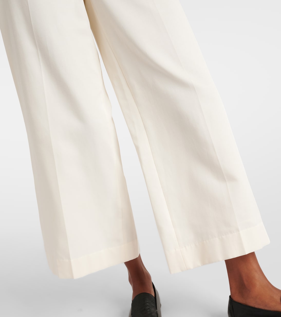 Pantalones anchos Thurlow de seda y algodón | Joseph