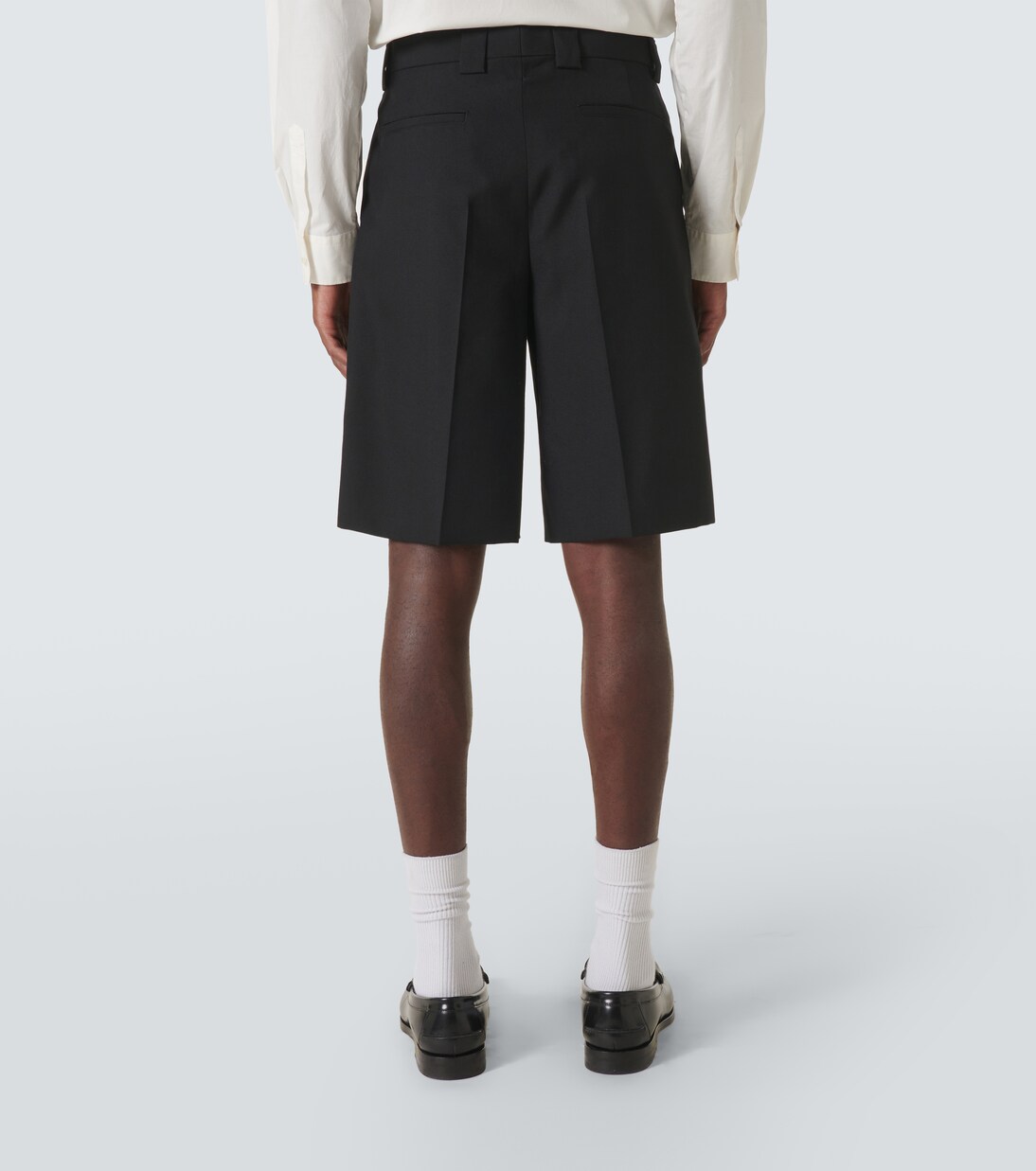 Bermuda-Shorts Web Stripe aus Twill | Gucci