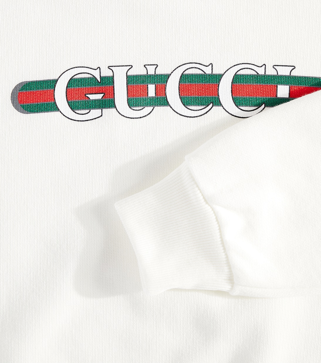 Felpa in cotone con stampa | Gucci Kids