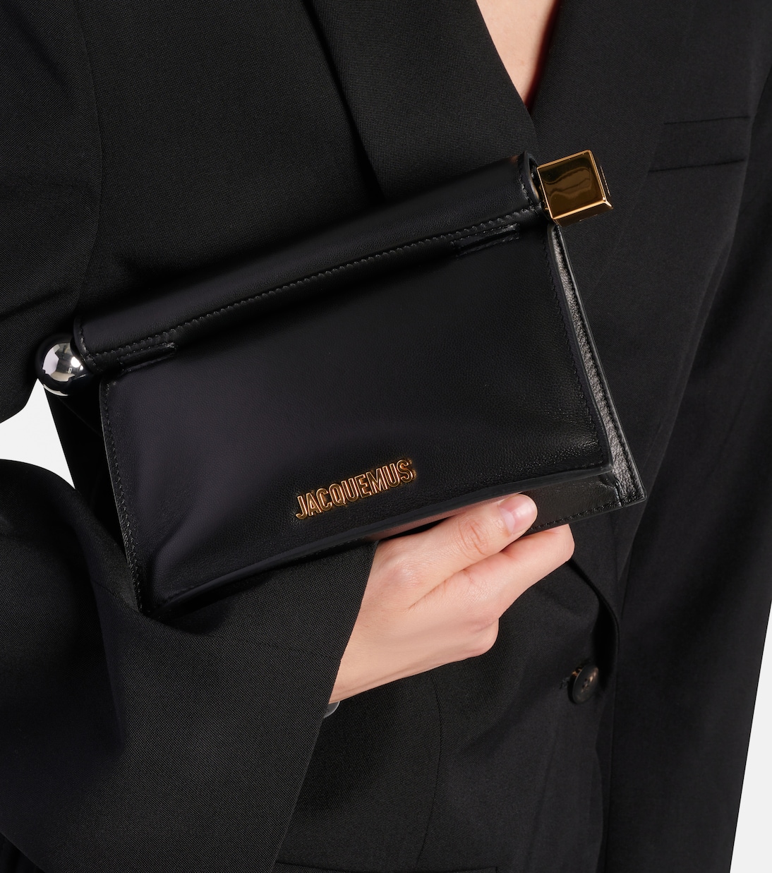 Pochette La Petite Rond Carré en cuir | Jacquemus