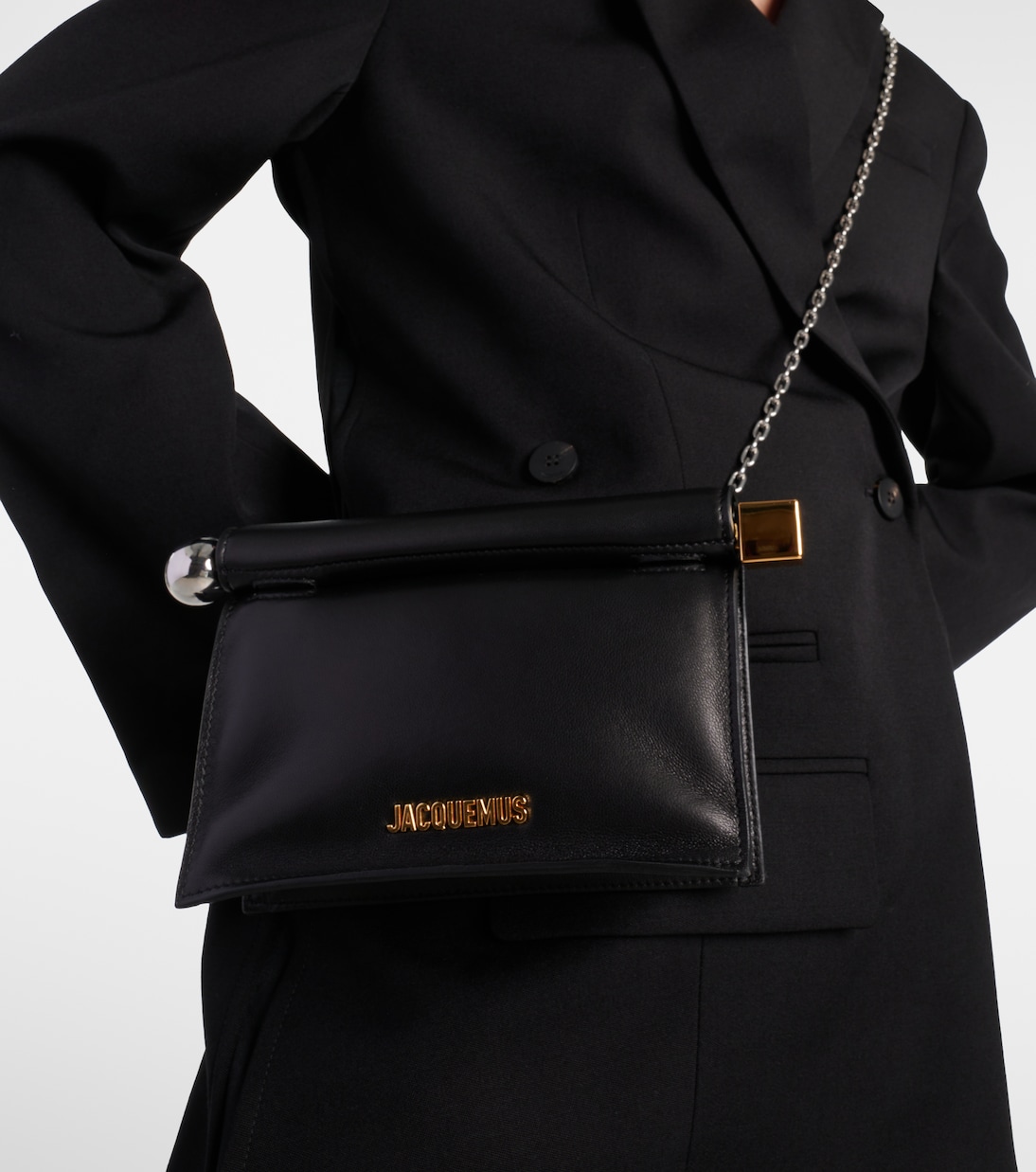 Pochette La Petite Rond Carré en cuir | Jacquemus