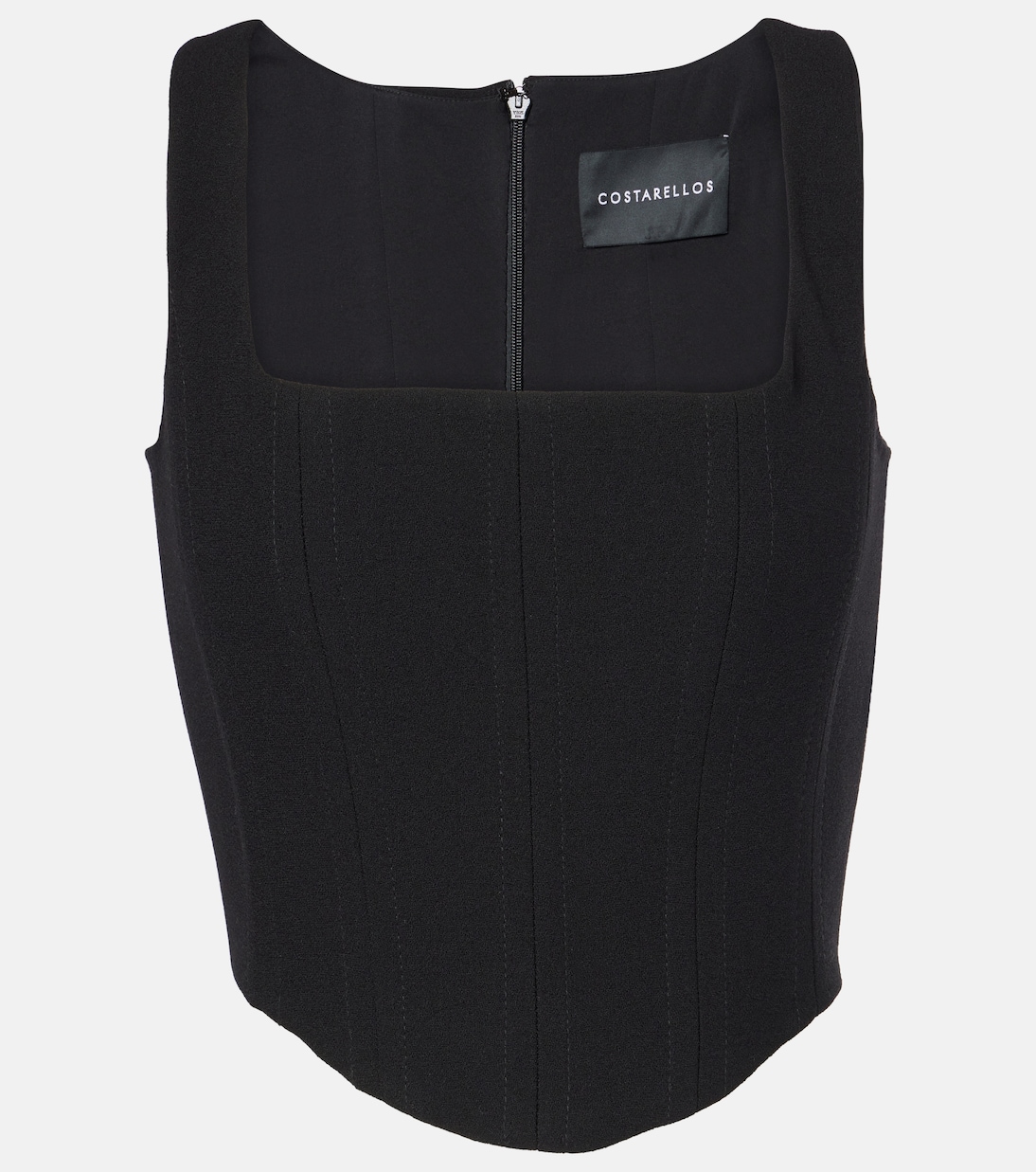 Bustier Jovie in crêpe di lana | Costarellos