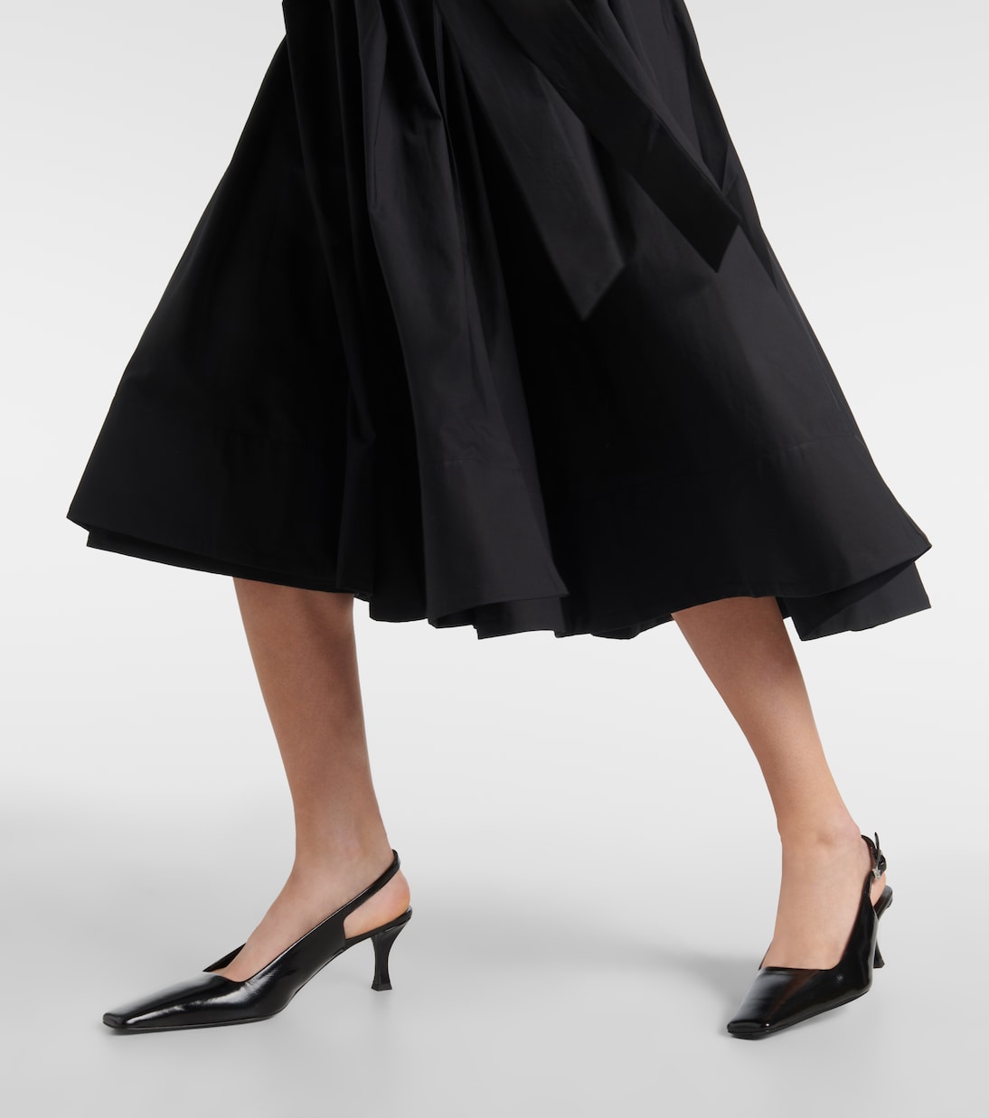 Falda midi Peters White Label de popelín | Proenza Schouler