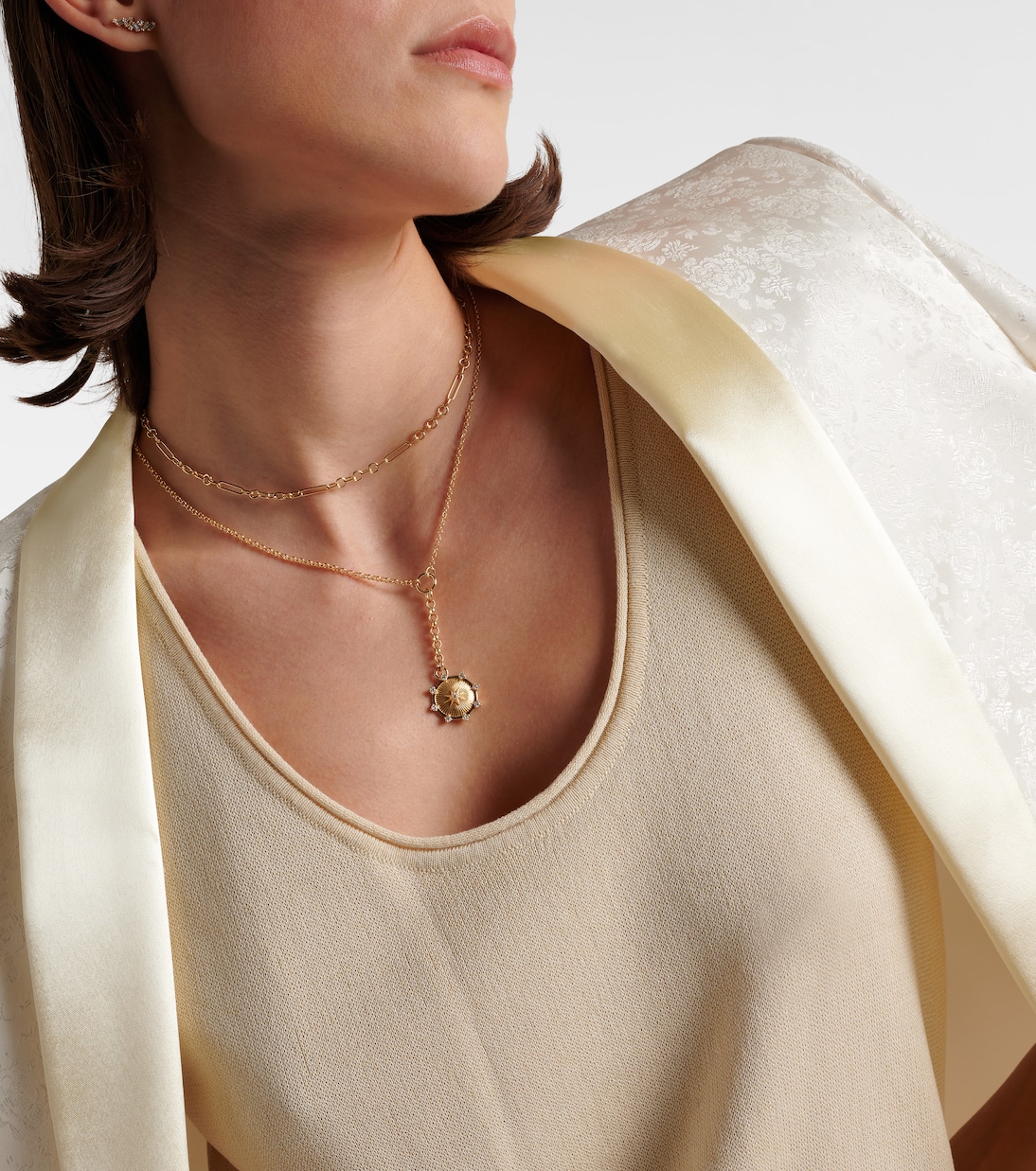 Collier Spark Love en or 18 ct et diamants | FoundRae