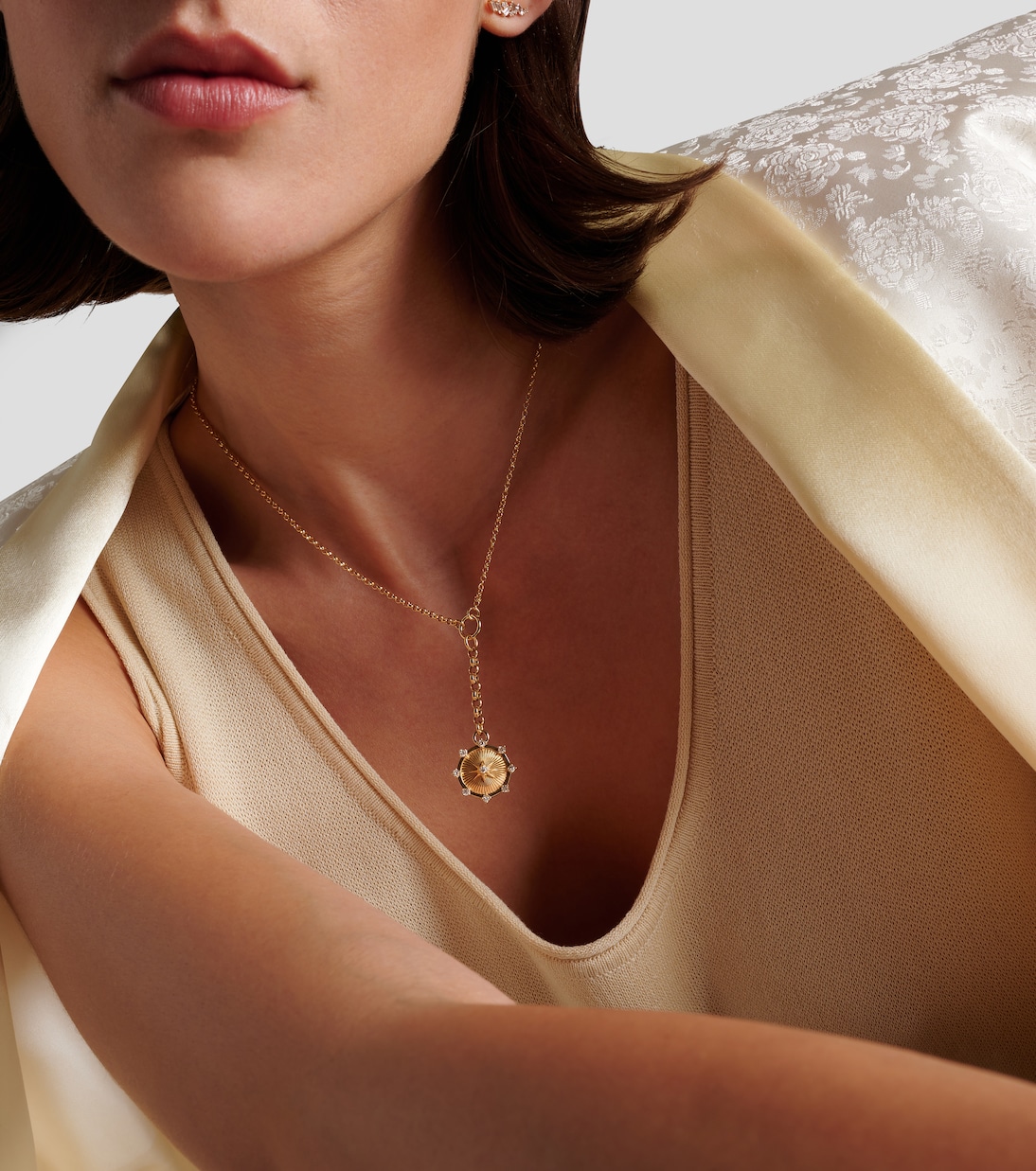 Collier Spark Love en or 18 ct et diamants | FoundRae