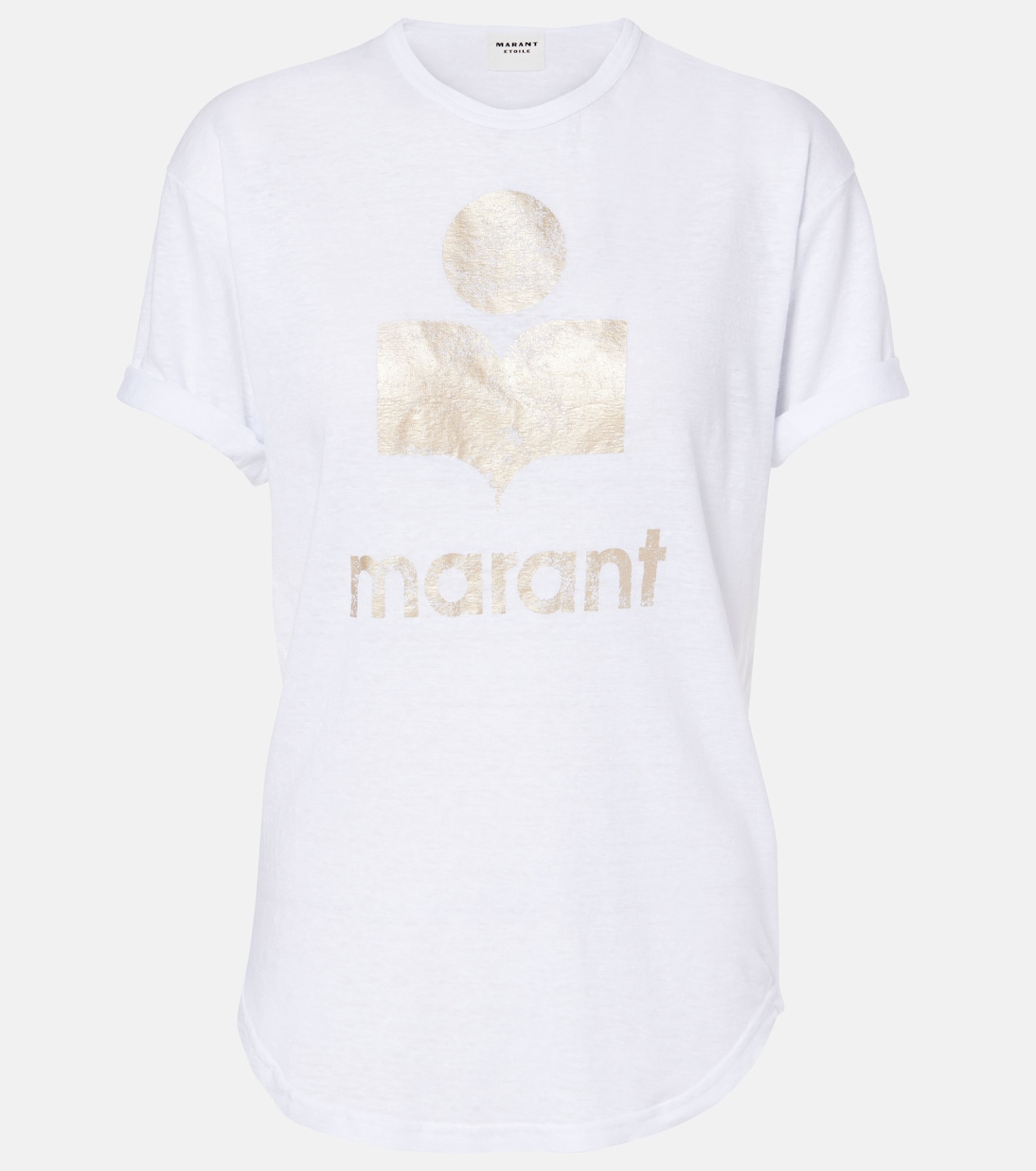 Camiseta Koldi de lino con logo | Marant Etoile