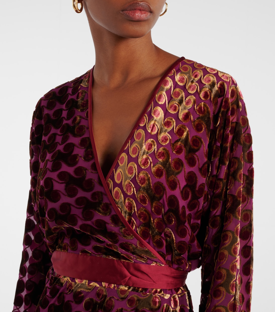 Maxikleid Babette aus Samt | Diane von Furstenberg