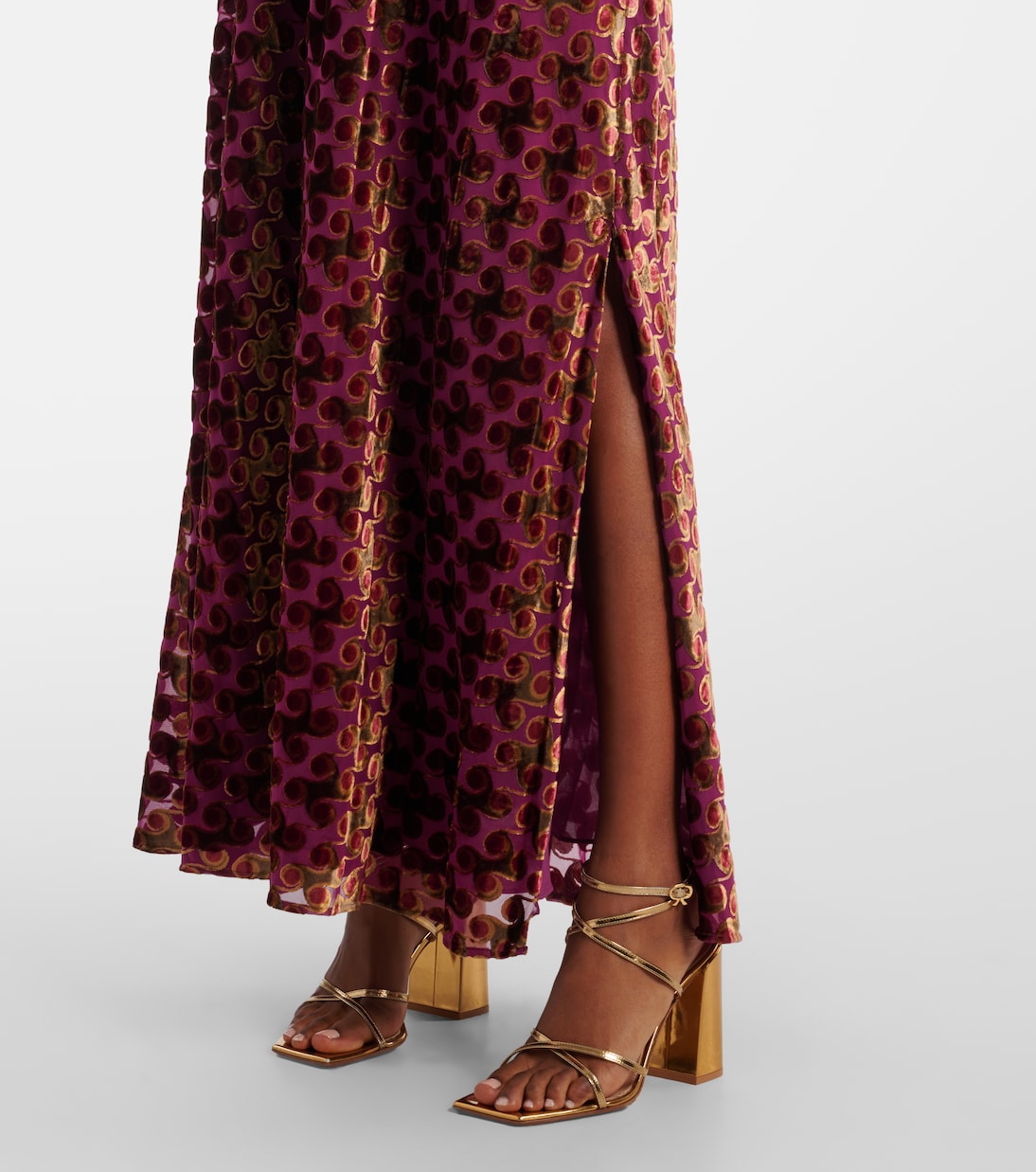 Maxikleid Babette aus Samt | Diane von Furstenberg