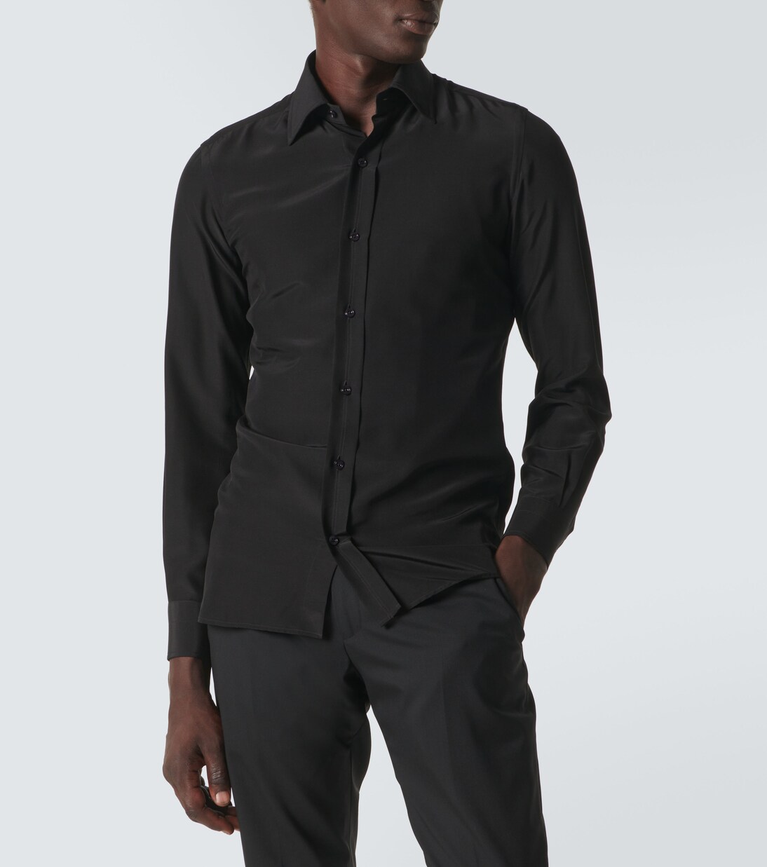 Camicia in twill di seta | Tom Ford