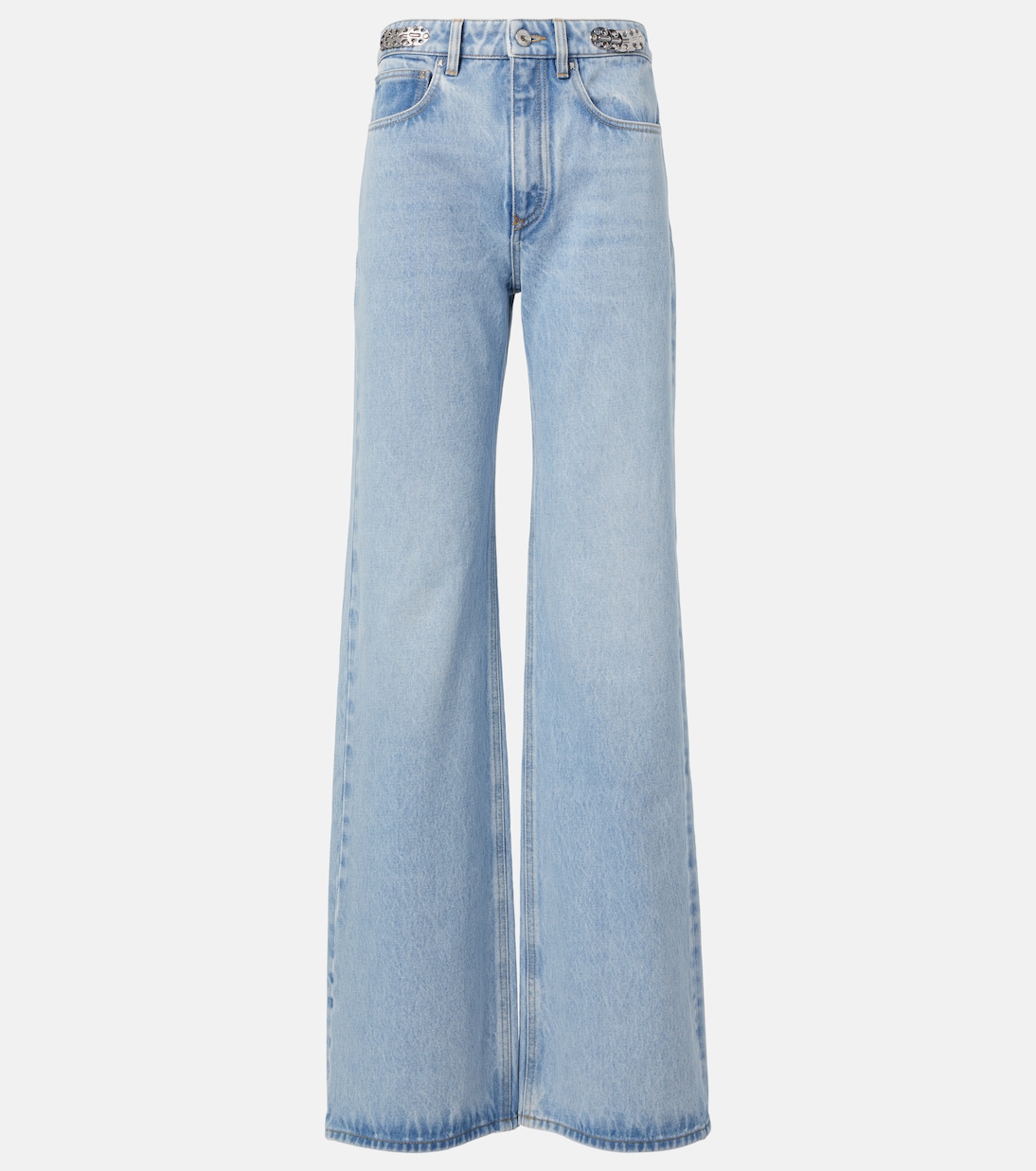 High-rise wide-leg jeans | Rabanne