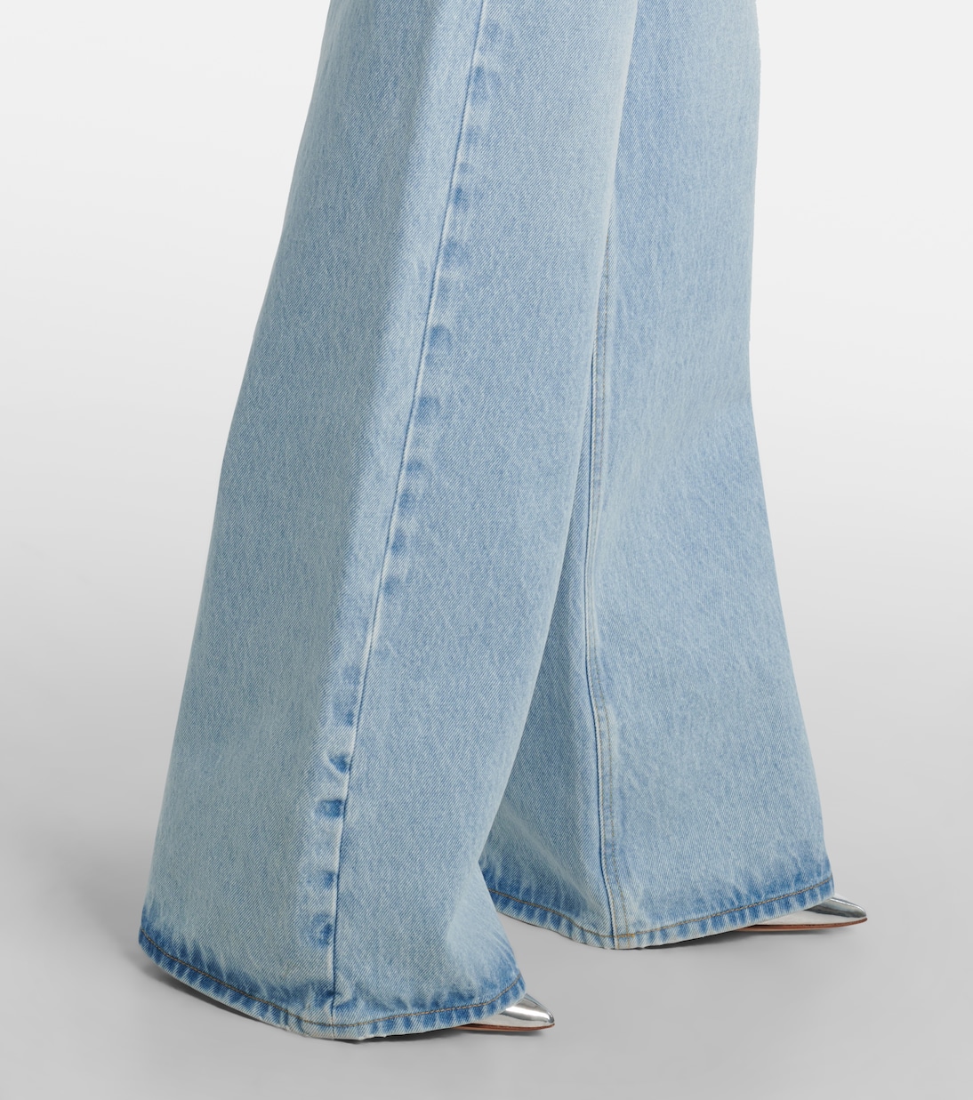 High-rise wide-leg jeans | Rabanne