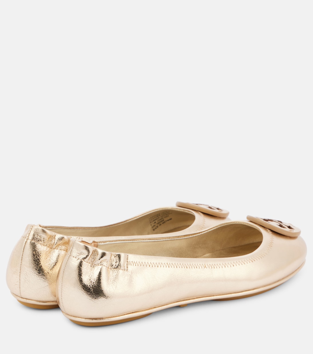 Ballerine Minnie in pelle metallizzata | Tory Burch