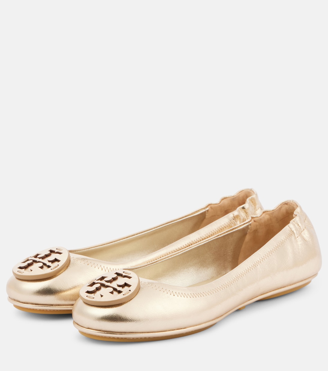 Ballerine Minnie in pelle metallizzata | Tory Burch
