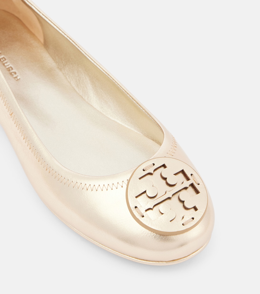 Ballerine Minnie in pelle metallizzata | Tory Burch