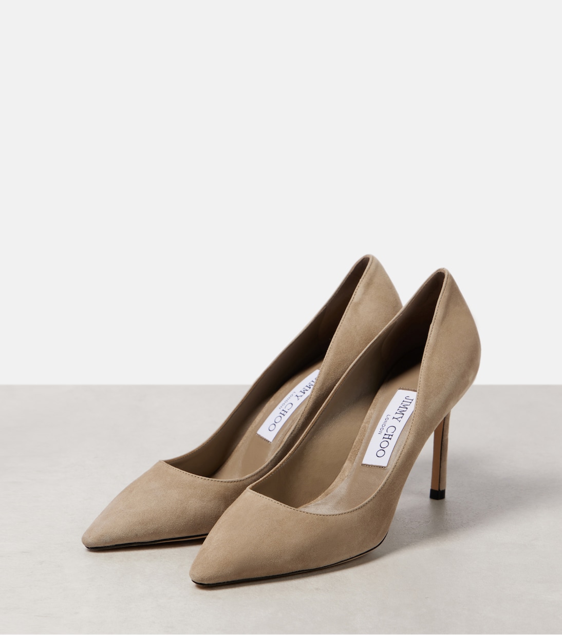 Escarpins Romy 85 en daim | Jimmy Choo