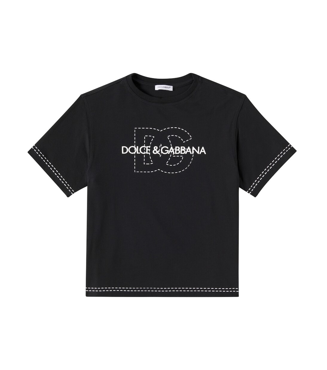 Camiseta de algodón con logo | Dolce&Gabbana Kids