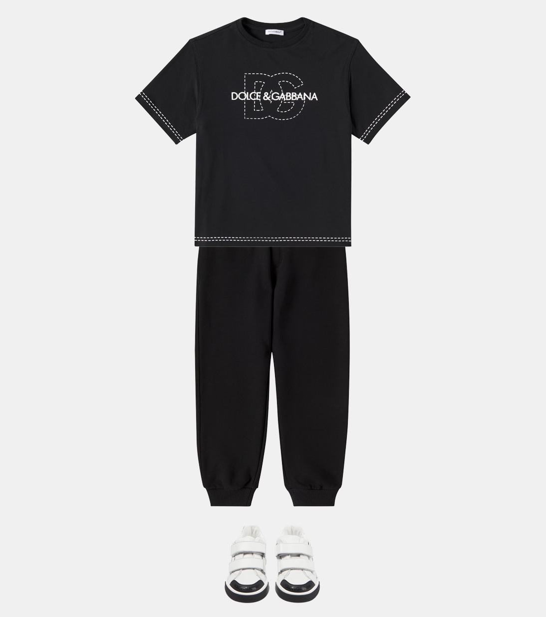 Camiseta de algodón con logo | Dolce&Gabbana Kids